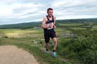 Liam Taylor finishing 3rd in the Penshaw Hill Race.